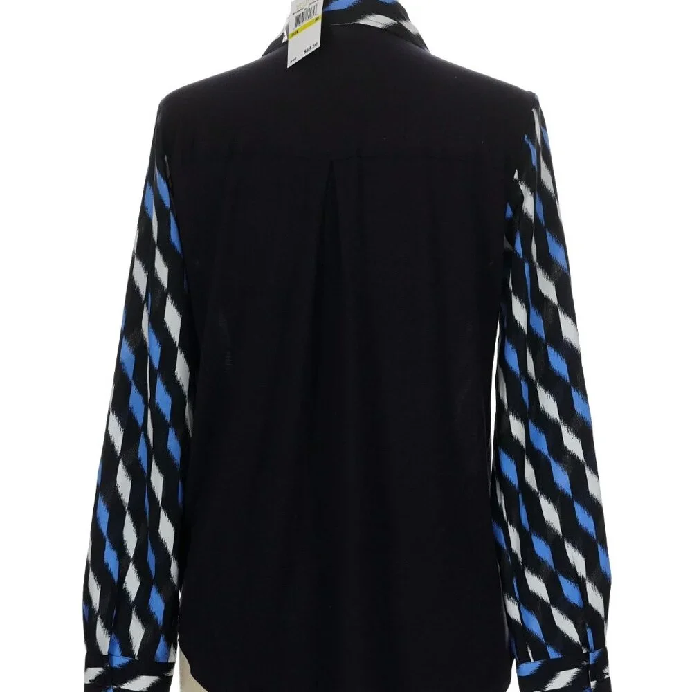 NWT Michael Kors Size M Long sleeve blouse - Picture 6 of 8